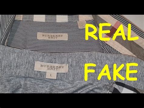 how to tell if burberry shirt is real|genuine burberry label.